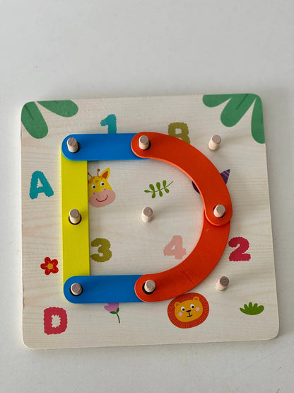 100 challenge peg board