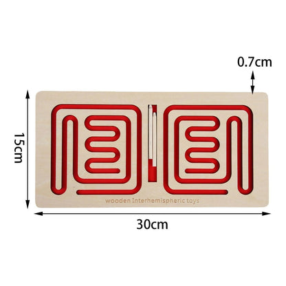 Left and Right Brain maze board