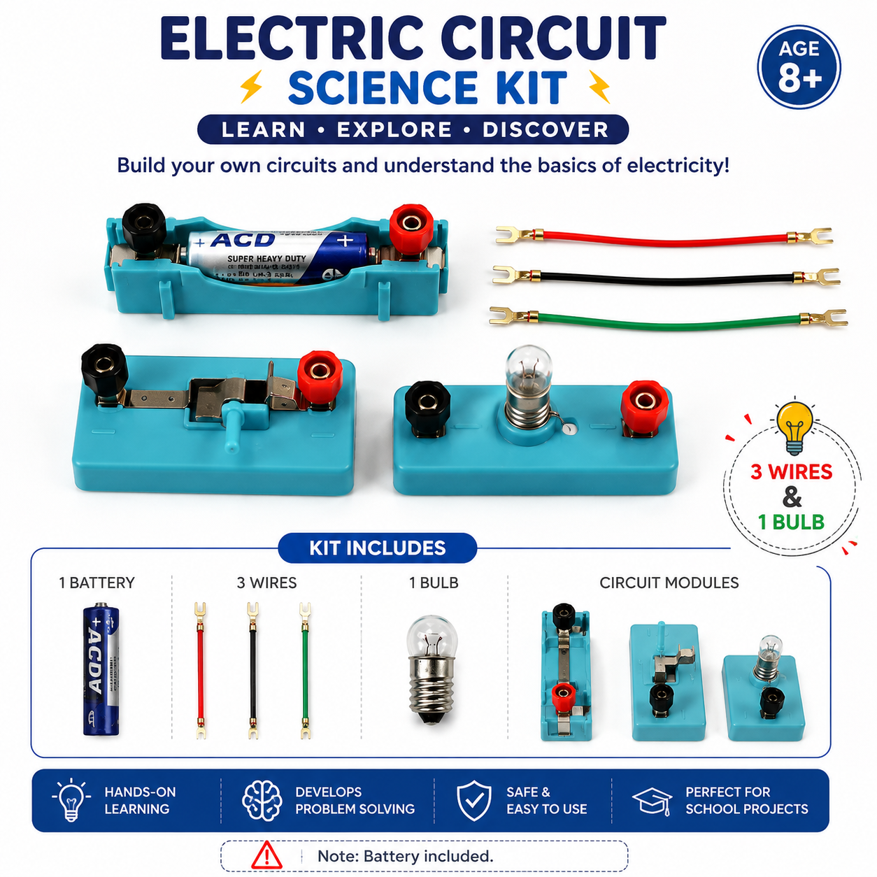 Electric Circuit Experiment Kit