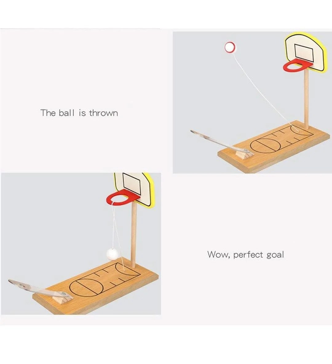 Wooden Desktop Basketball Game