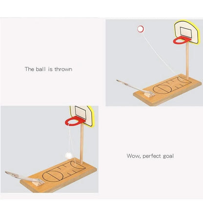 Wooden Desktop Basketball Game