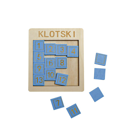 Klotski 15 Number Blocks Puzzle