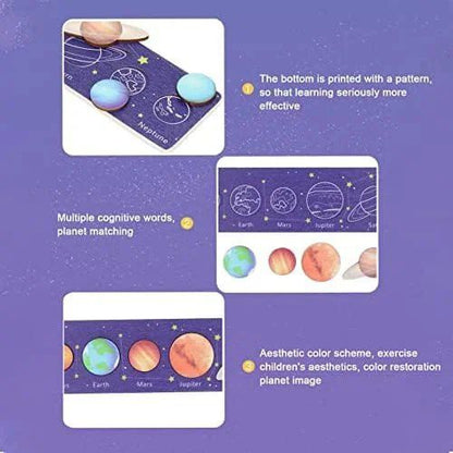 Double sided Solar puzzle board