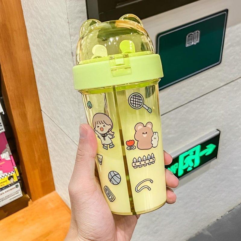 2 Drinks in 1 Sipper bottle
