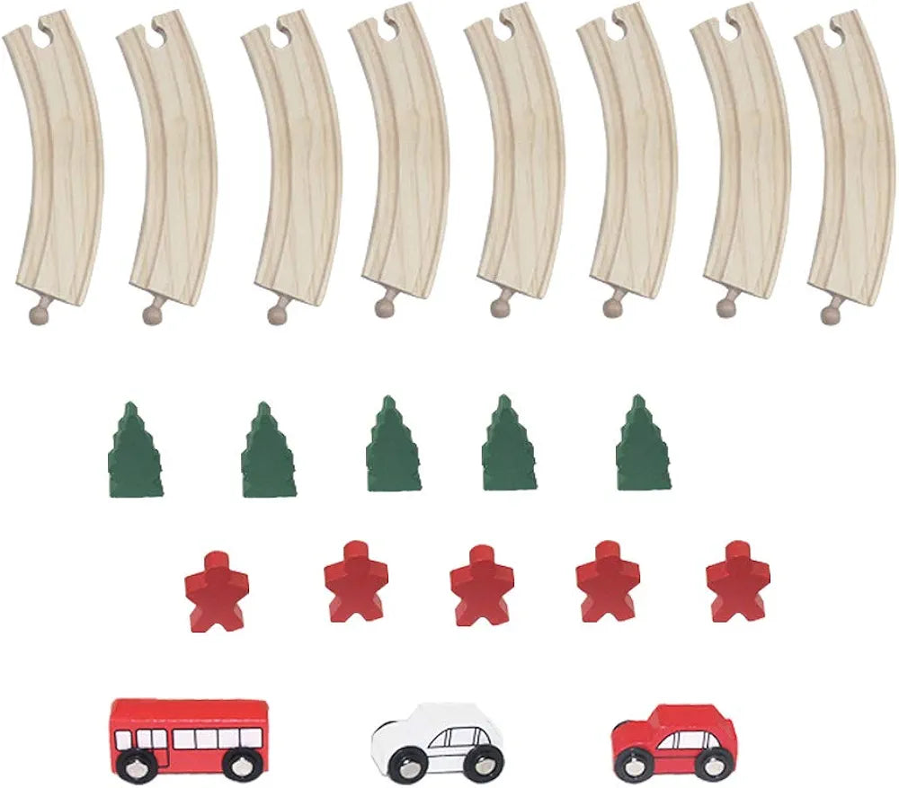 Wooden construction toy