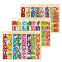 Alphanumeric board with flag