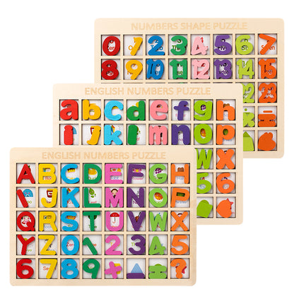 Alphanumeric board with flag