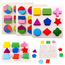 3 set of Shape Puzzle Board
