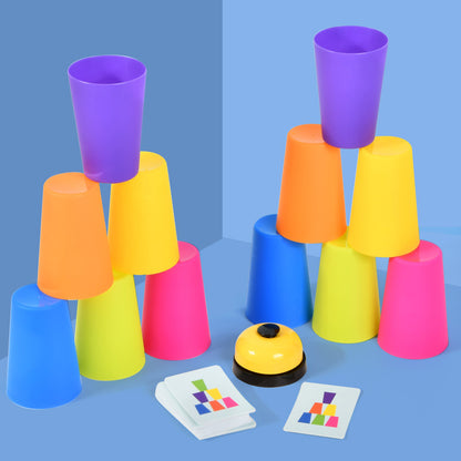 Stacking cup battle