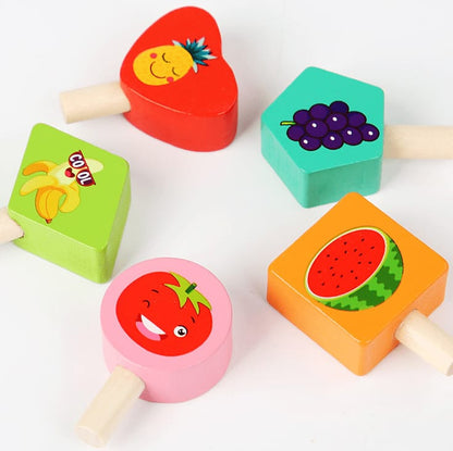 Premium Fruit and vegetable puzzle board
