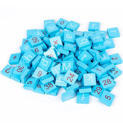 Alphanumeric teaching aids