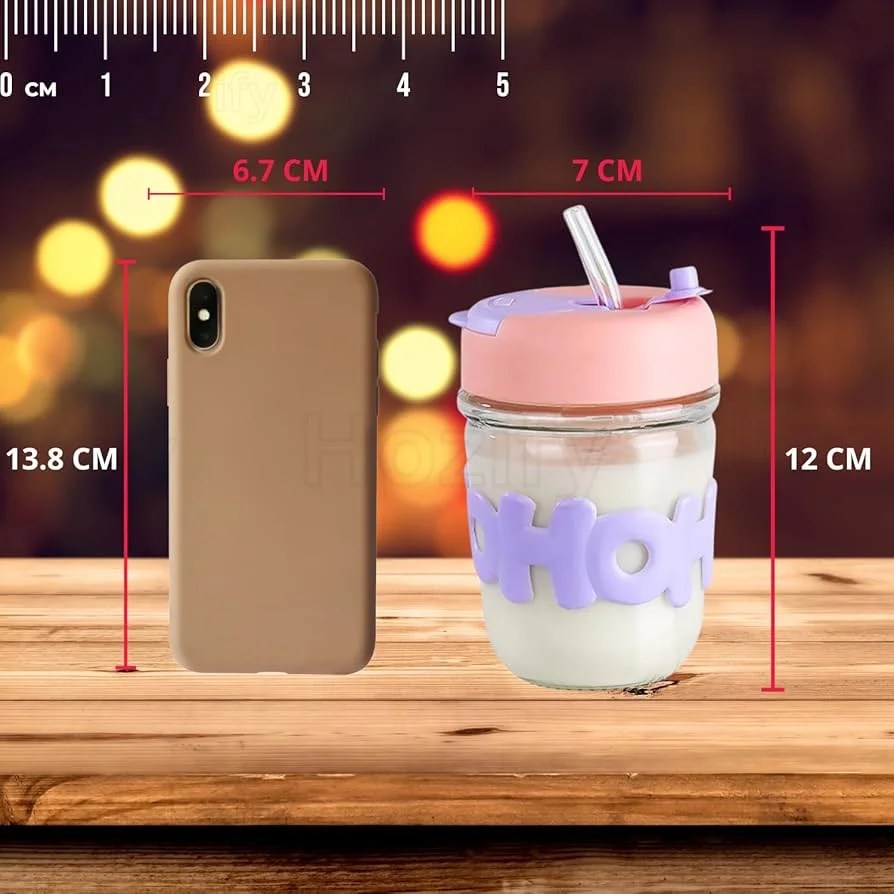 Hoho Dual sip Glass Bottle