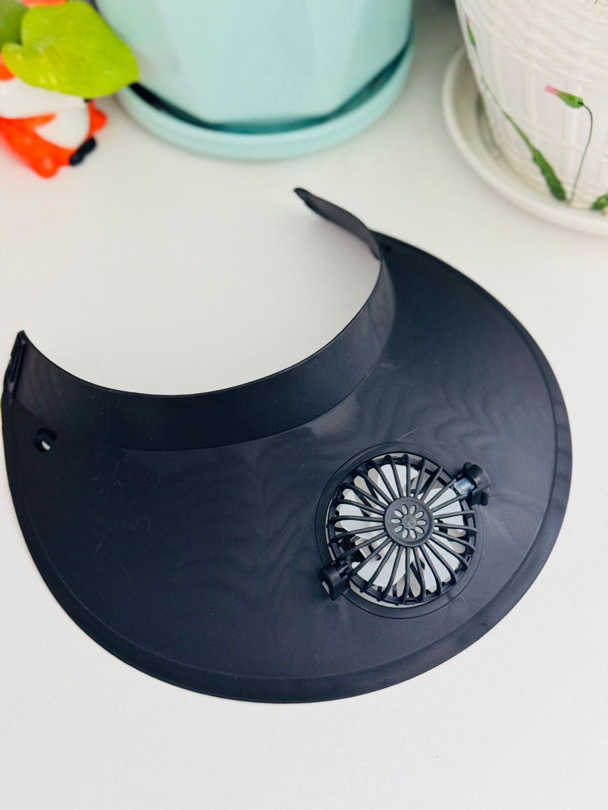 Visor Hat With Fan