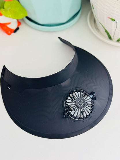 Visor Hat With Fan