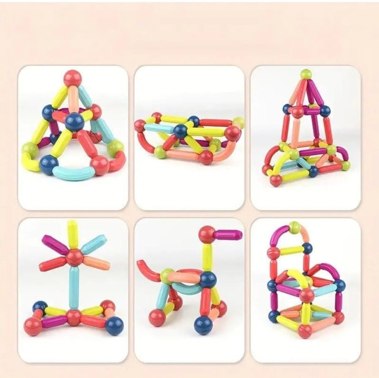 magnetic sticks and building blocks
