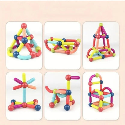 magnetic sticks and building blocks
