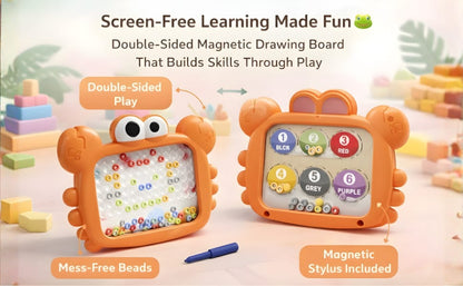 Double sided magnetic drawing board