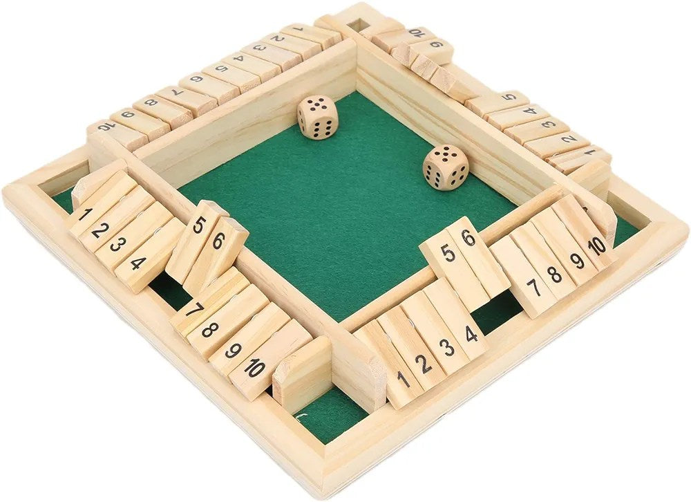 Four sided flip up game