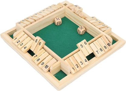 Four sided flip up game