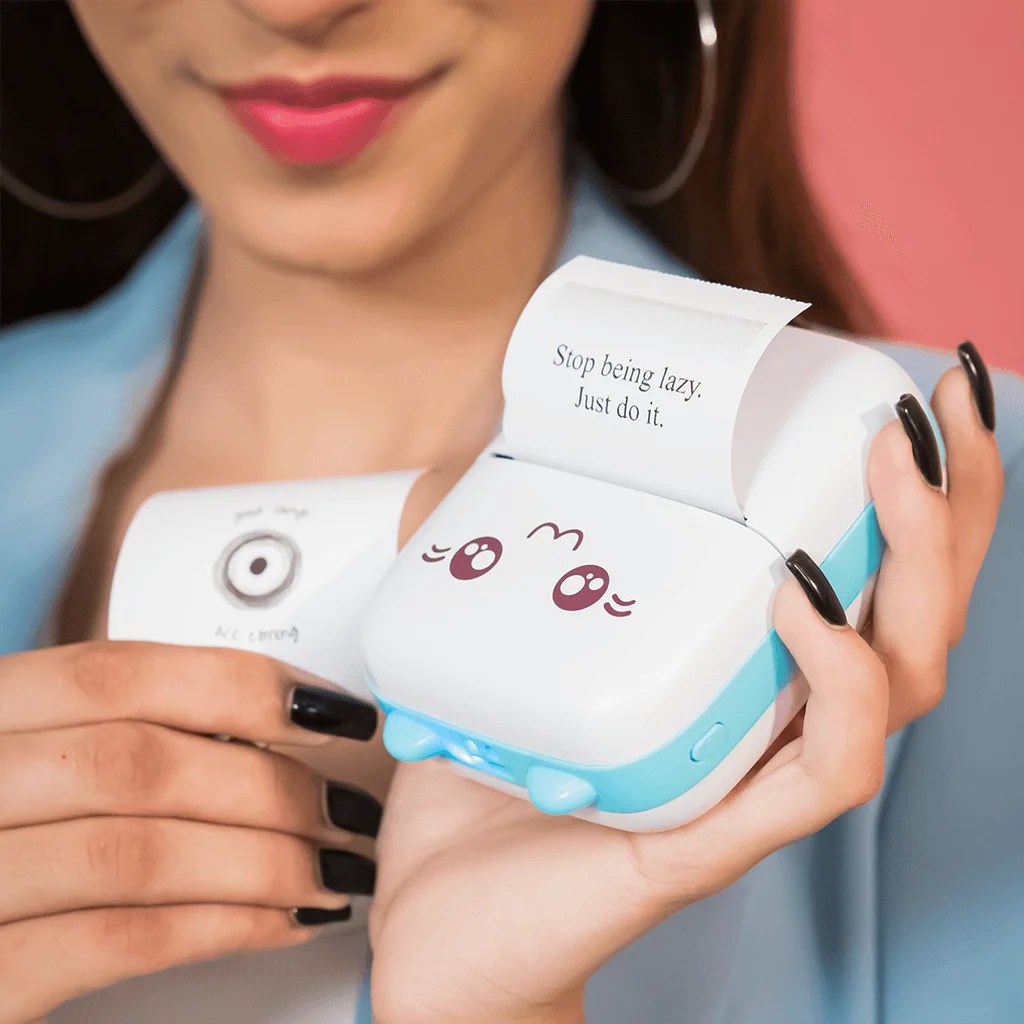 Portable Label Printer Inkless[Mini portable printer]