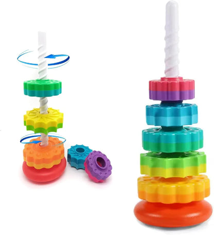 Spinning Rainbow tower