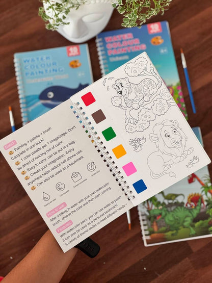 Water painting book