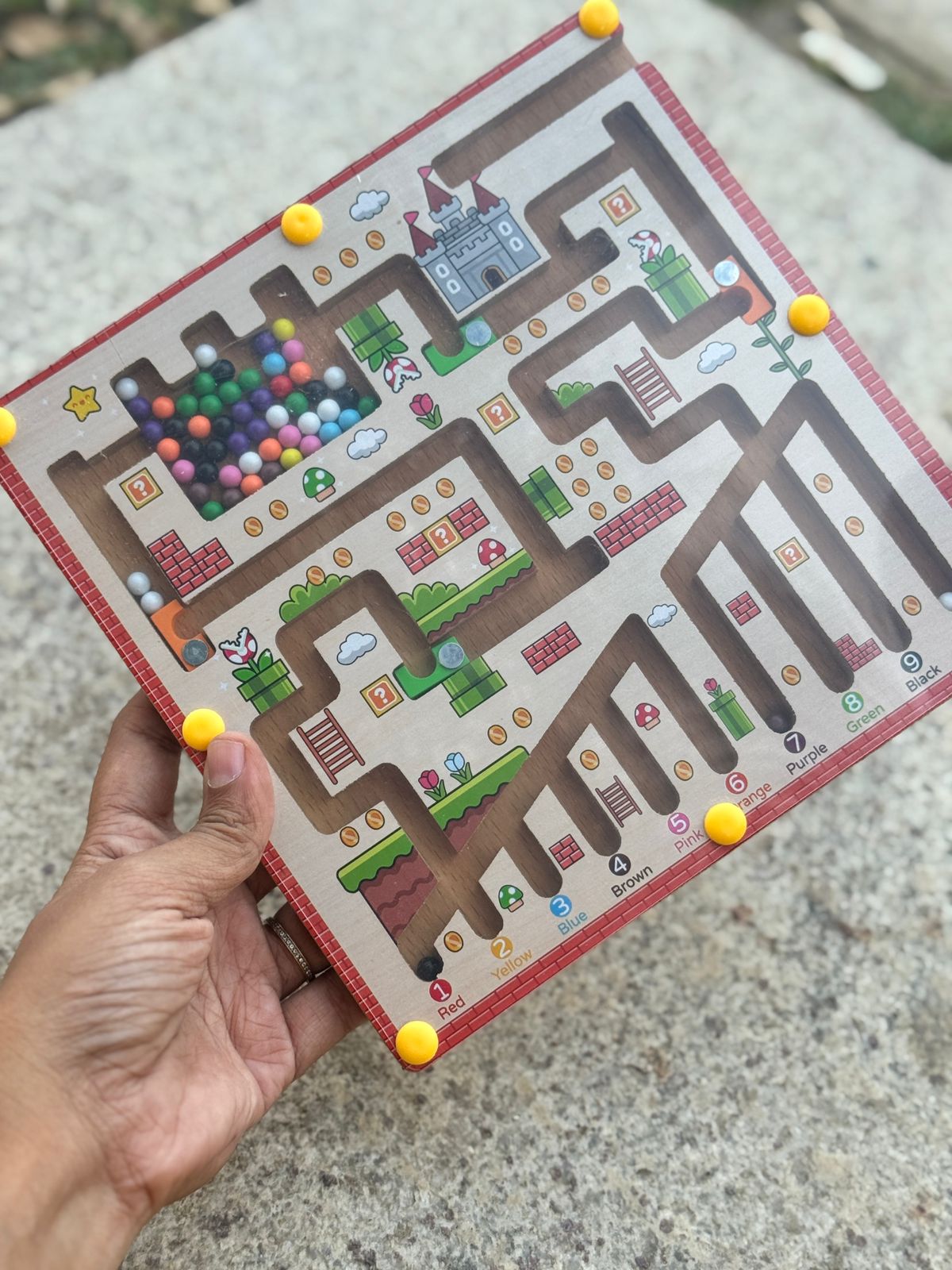 Magnetic Mario maze