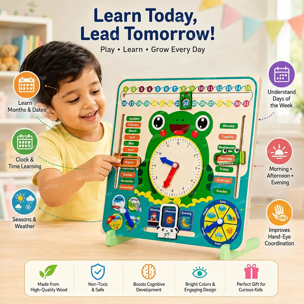 Multifunctional calendar clock
