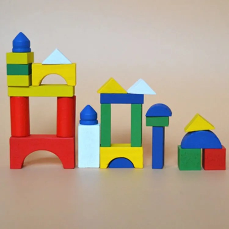 26 pcs MINI WOODEN BUILDING BLOCKS