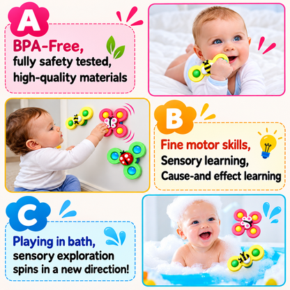 Suction Spinner (pack of 3)