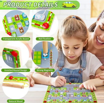 Alphabet Magnetic Maze