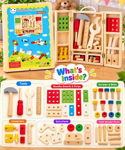 Wooden Tool Set