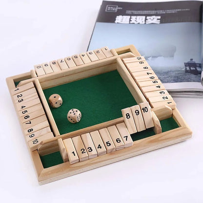 Four sided flip up game