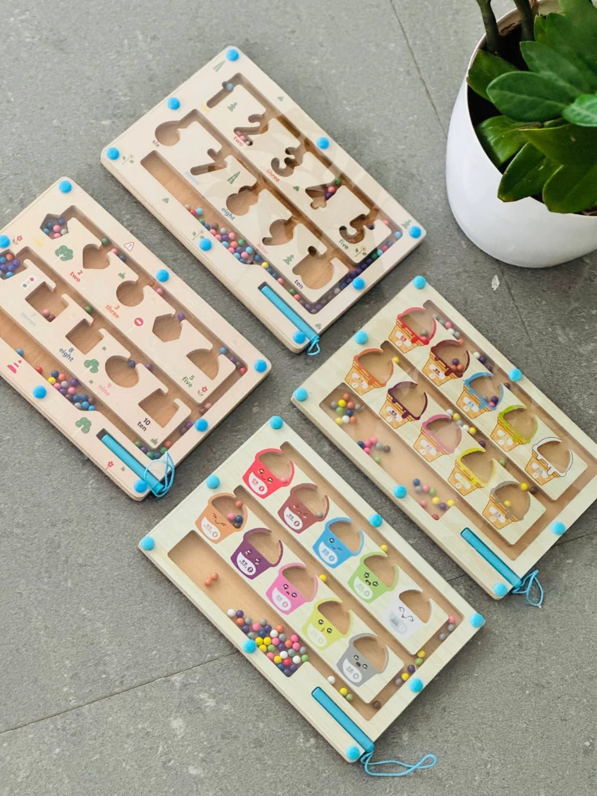 MAGNETIC BEAD COUNTING MAZE