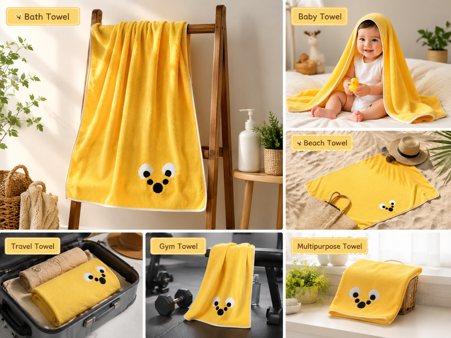 Ultra Soft Kids Multipurpose Towel ✨