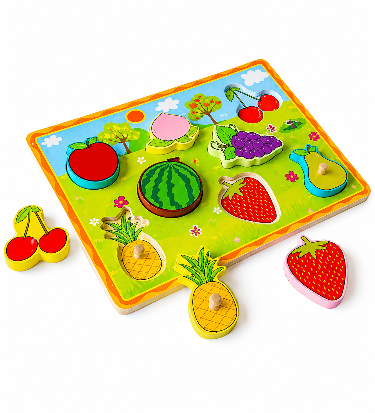 Montessori wooden Puzzle Board