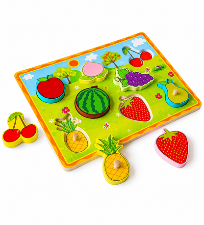 Montessori wooden Puzzle Board