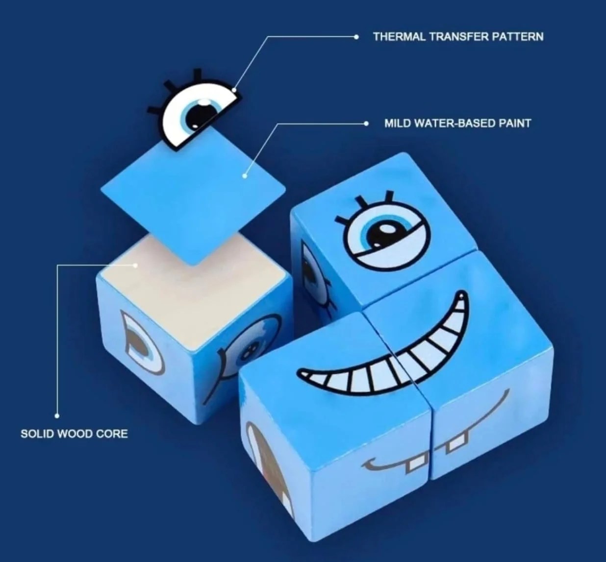 Face changing rubik’s cube [with pouch ]