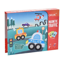 Magnetic Puzzle  book with white board