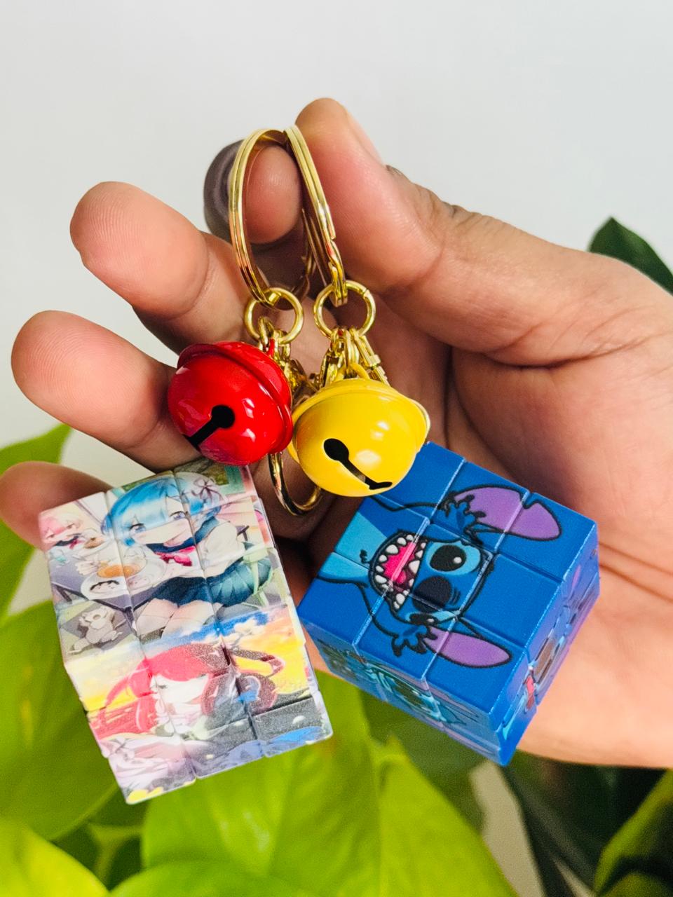 Puzzle keychain