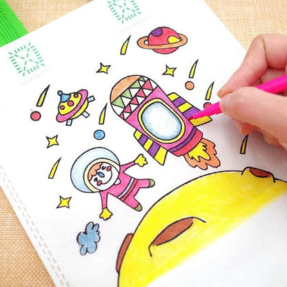 DIY Colouring Bag