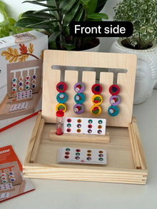 Four color maze with sandclock
