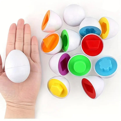 Shapes / Numbers sorting egg set