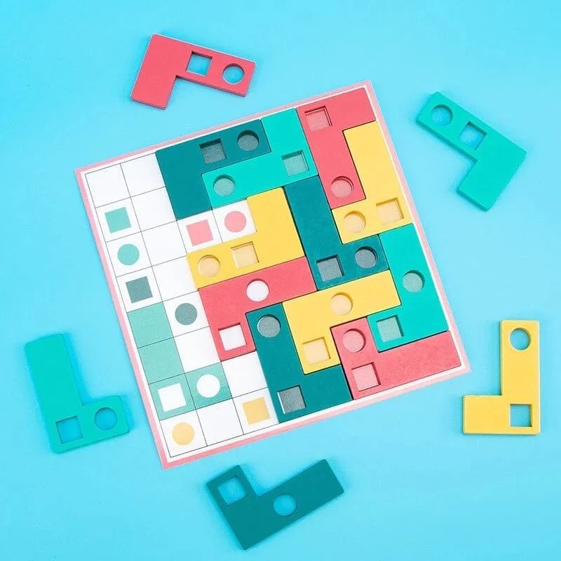 Type L Paired Puzzle: Perfect Brain-Boosting Game for Kids and Adults