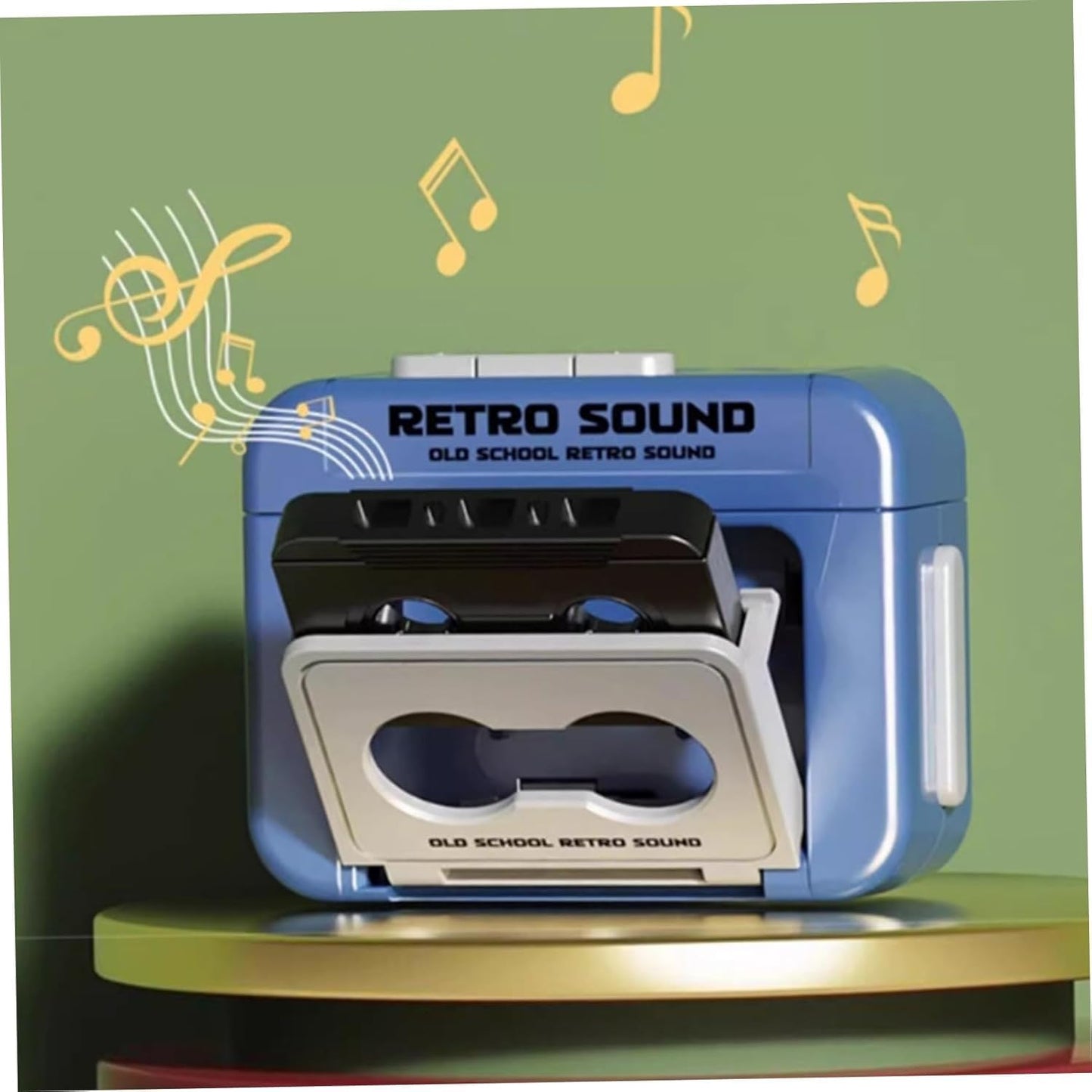 Retro  tap recorder Keychain