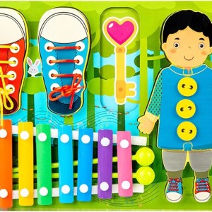 Montessori threading board