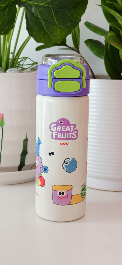 Double walled vacuum bottle