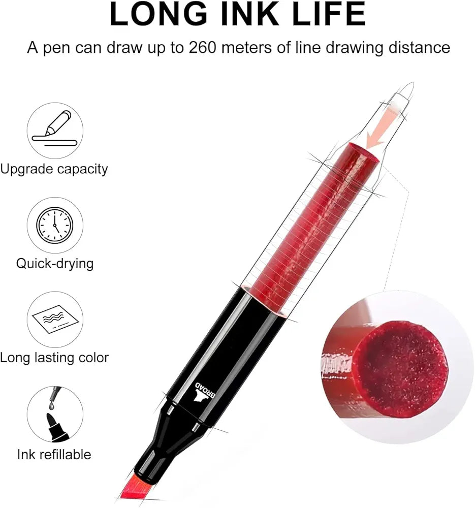 48 pieces art markers