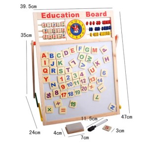 DOUBLE SIDED WOODEN WRITING BOARD