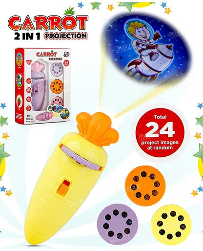 Carrot flashlight projector